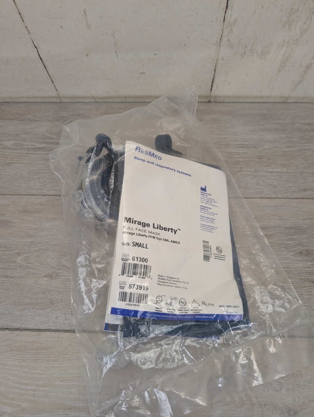 ResMed Mirage Liberty Full Face Mask Small #61300 Brand New